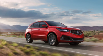 обоя acura mdx-a spec 2019, автомобили, acura, mdx-a, красный, 2019, spec