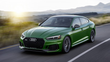 Картинка audi+rs-5+sportback+2019 автомобили audi зелёный 2019 sportback rs-5