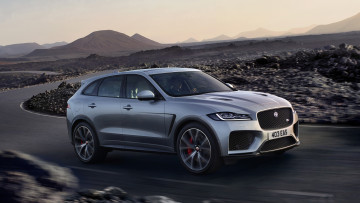 обоя jaguar f-pace svr 2019, автомобили, jaguar, 2019, svr, f-pace