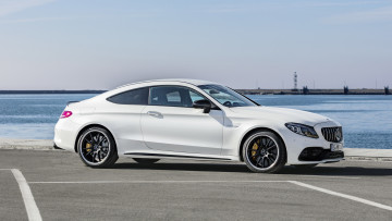 Картинка mercedes-benz+amg+c-63+s+coupe+2019 автомобили mercedes-benz белый 2019 coupe s c-63 amg