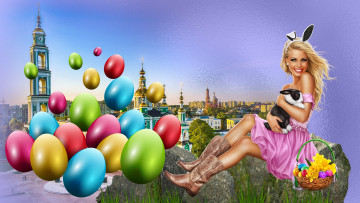 Картинка праздничные пасха весна