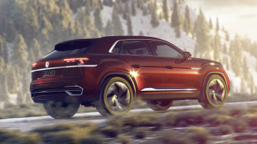 Картинка volkswagen+atlas+cross+sport+hybrid+suv+concept+2018 автомобили volkswagen 2018 concept suv hybrid sport cross atlas