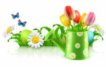 обоя праздничные, пасха, весна