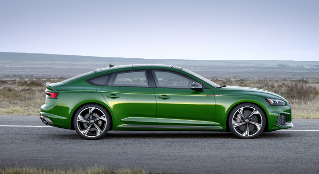 Обои картинки фото audi rs-5 sportback 2019, автомобили, audi, зелёный, 2019, sportback, rs-5