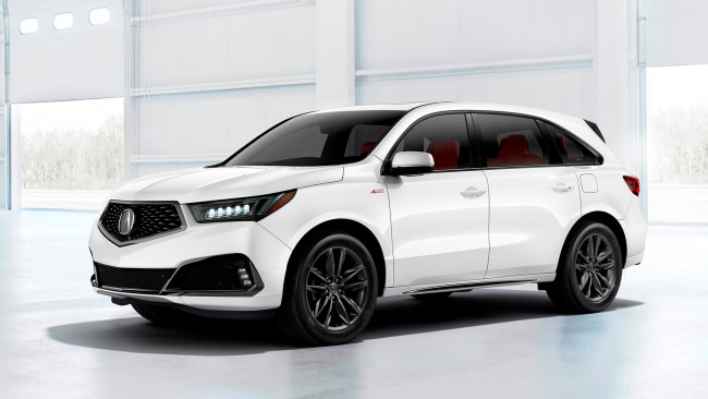 Обои картинки фото acura mdx-a spec 2019, автомобили, acura, 2019, spec, mdx-a, белый