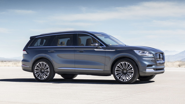 Обои картинки фото lincoln aviator concept 2018, автомобили, lincoln, 2018, concept, aviator