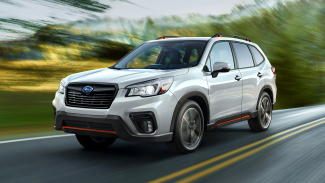 Обои картинки фото subaru forester 2019, автомобили, subaru, белый, 2019, forester