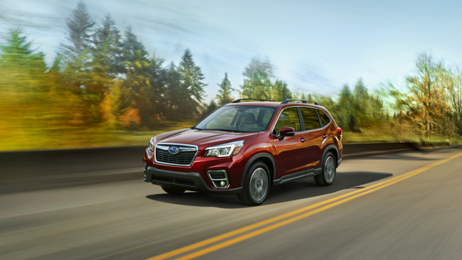 Обои картинки фото subaru forester 2019, автомобили, subaru, красный, 2019, forester