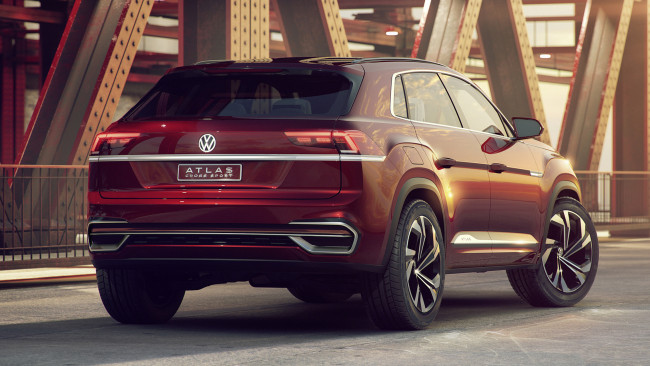Обои картинки фото volkswagen atlas cross sport hybrid suv concept 2018, автомобили, volkswagen, cross, atlas, 2018, concept, suv, sport, hybrid