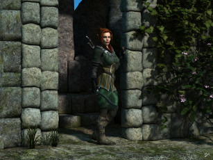 Картинка 3д+графика эльфы+ elves фон эльфийка взгляд