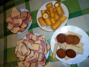 Картинка еда бутерброды +гамбургеры +канапе сыр колбаса хлеб печенье вафли бананы