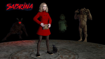 Картинка 3д+графика фантазия+ fantasy девушка взгляд фон