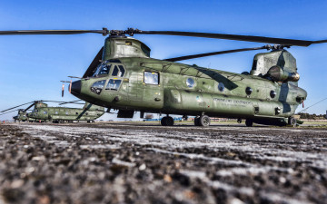 Картинка boeing+ch-47+chinook авиация вертолёты транспортный вертолет hdr военная ввс сша ch47 chinook армия boeing