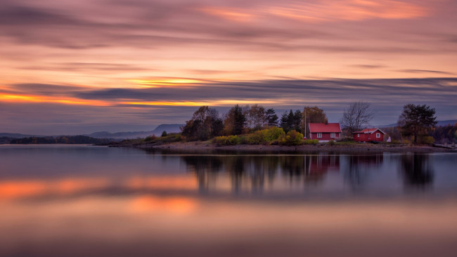 Обои картинки фото города, - здания,  дома, дом, остров, озеро