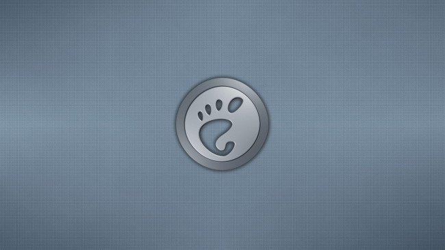 Обои картинки фото компьютеры, gnome, фон, логотип