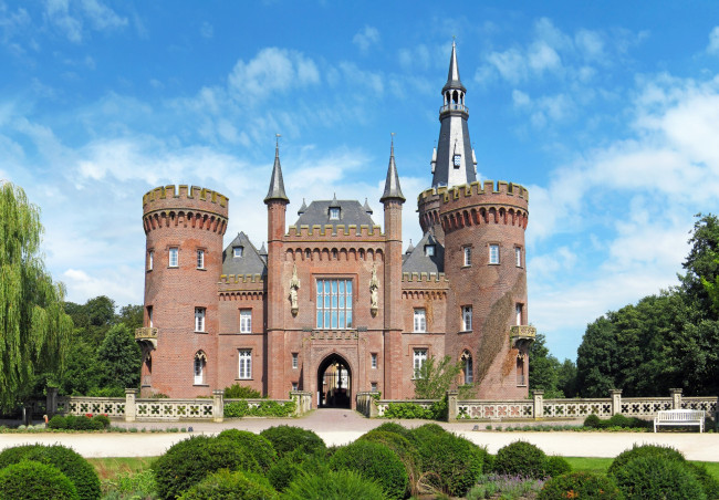Обои картинки фото moyland castle, города, замки германии, moyland, castle