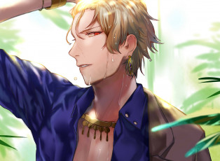 Картинка аниме fate stay+night +grand+order +apocrypha caster gilgamesh