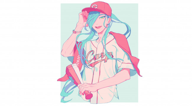 Обои картинки фото аниме, touken ranbu, nikkari, aoe