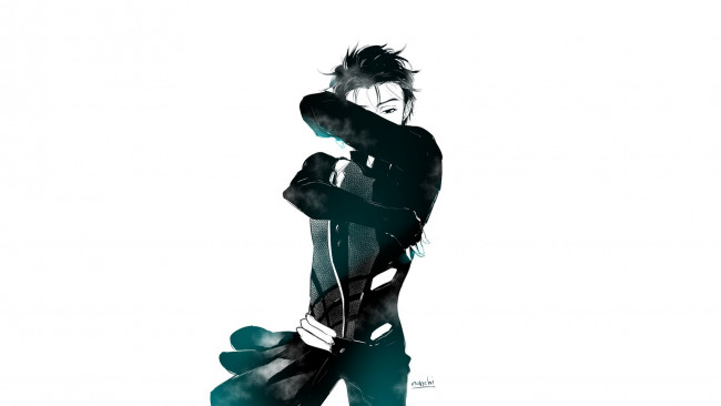 Обои картинки фото аниме, yuri on ice, юрий, на, льду