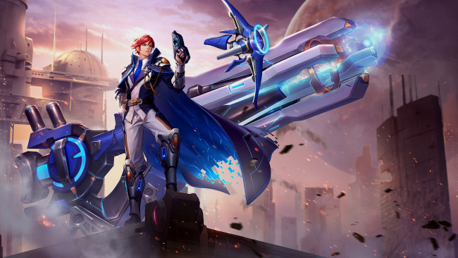 Обои картинки фото mobile legends, видео игры,  bang bang, парень