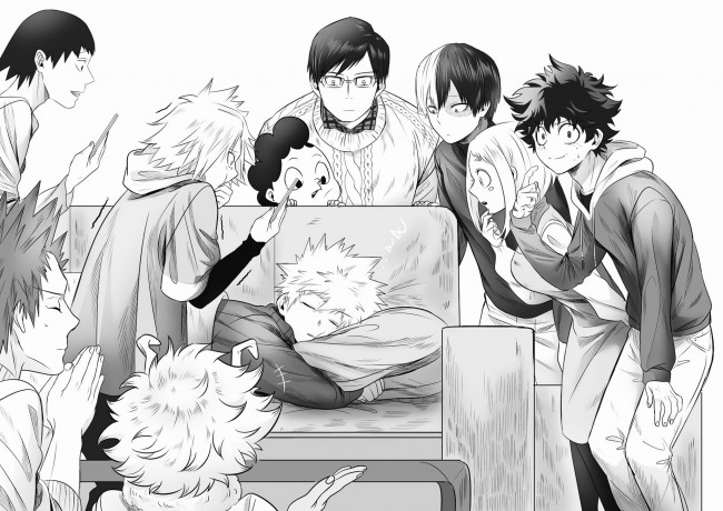 Обои картинки фото аниме, boku no hero academia, моя, геройская, академия