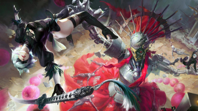 Обои картинки фото видео игры, nier,  automata, automata