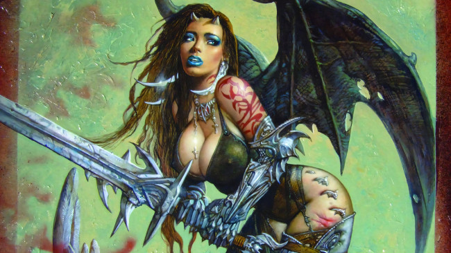 Обои картинки фото фэнтези, _simon bisley, simon, bisley