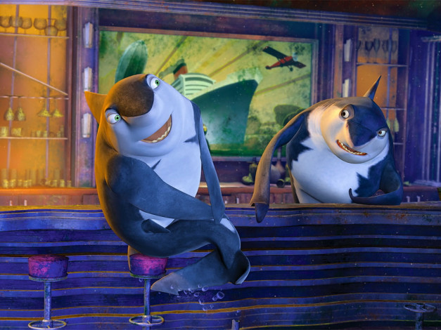 Обои картинки фото мультфильмы, shark, tale