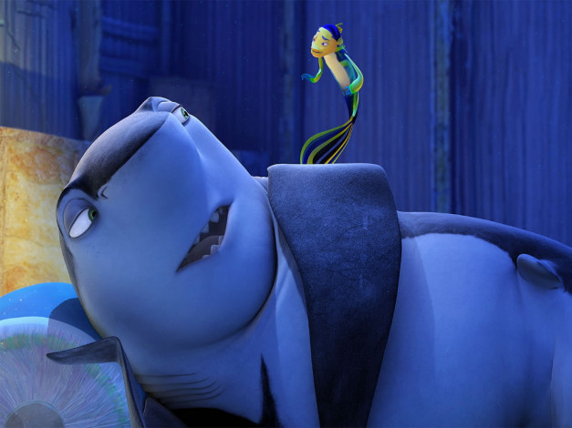 Обои картинки фото мультфильмы, shark, tale