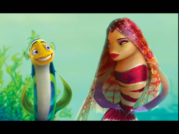 Обои картинки фото мультфильмы, shark, tale