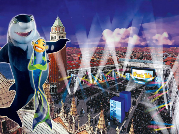 Обои картинки фото мультфильмы, shark, tale