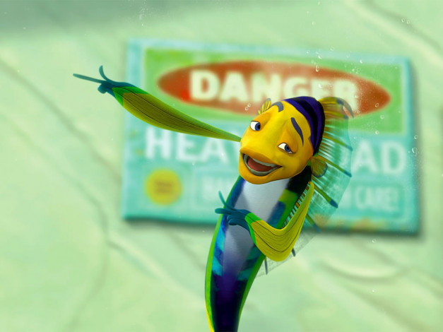 Обои картинки фото мультфильмы, shark, tale
