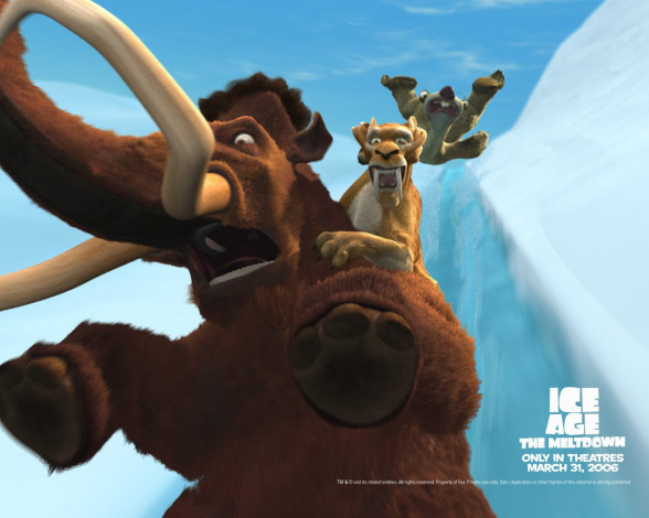 Обои картинки фото мультфильмы, ice, age, the, meltdown