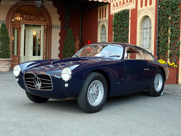 Обои картинки фото maserati, a6g, 2000, zagato, автомобили