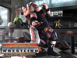 обоя видео, игры, backyard, wrestling, there, goes, the, neighborhood