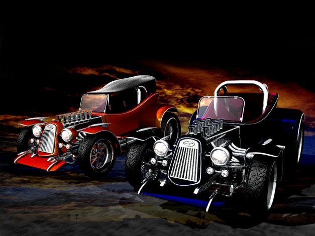 Обои картинки фото автомобили, 3д