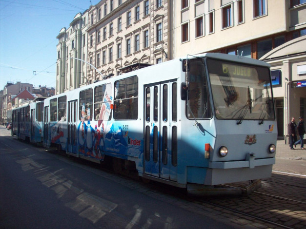 Обои картинки фото рижский, трамвай, техника, трамваи