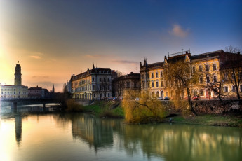 Картинка города здания дома румыния oradea