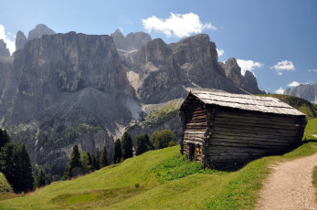Картинка selva di val gardena разное сооружения постройки италия