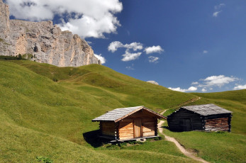 Картинка selva di val gardena разное сооружения постройки италия