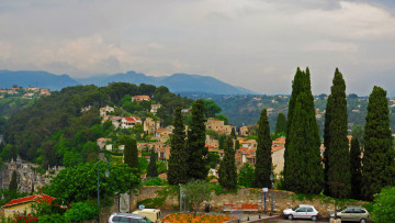 Картинка города пейзажи лазурный берег франция