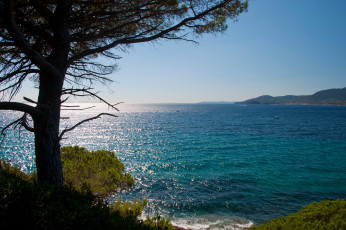 Картинка лазурный берег франция природа побережье море