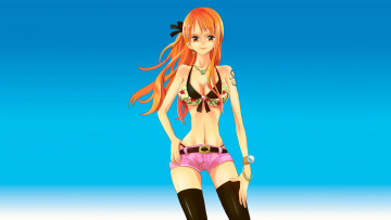 Картинка аниме one piece nami