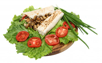 Картинка еда разное лук помидоры капуста грибы томаты