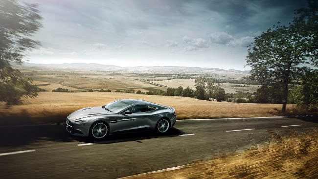 Обои картинки фото aston, martin, vanquish, автомобили, великобритания, элитные, ltd