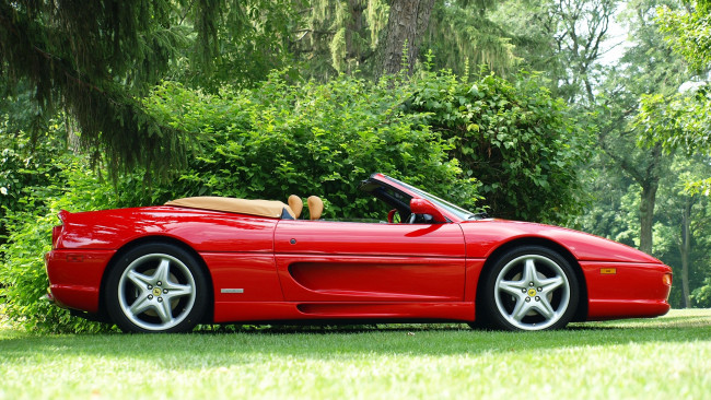 Обои картинки фото ferrari, 355, автомобили, гоночные, спортивные, италия, s, p, a
