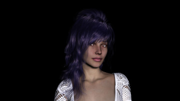 Картинка 3д+графика portraits+ портрет девушка фон взгляд