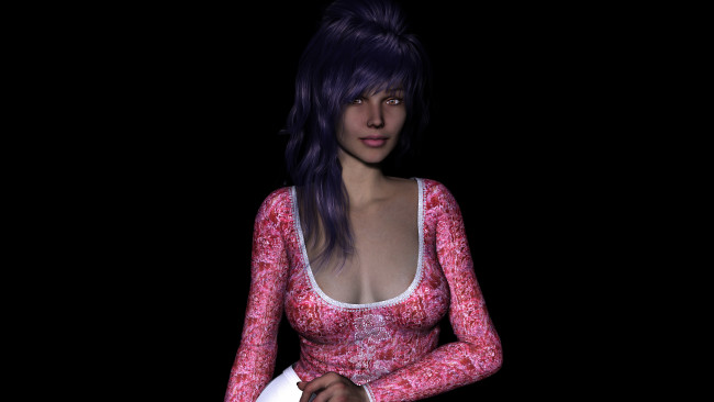 Обои картинки фото 3д графика, people , люди, фон, взгляд, девушка