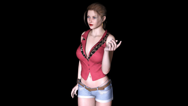 Обои картинки фото 3д графика, people , люди, фон, взгляд, девушка