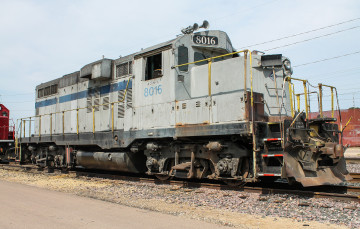 Картинка техника локомотивы рельсы дорога железная локомотив